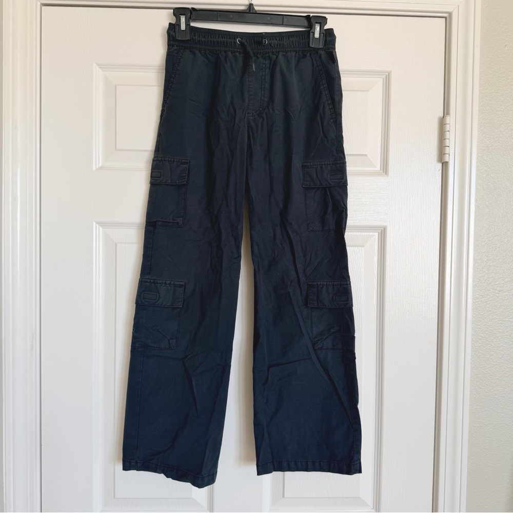 Pacsun Kids Girls Black Baggy Cargo Pants